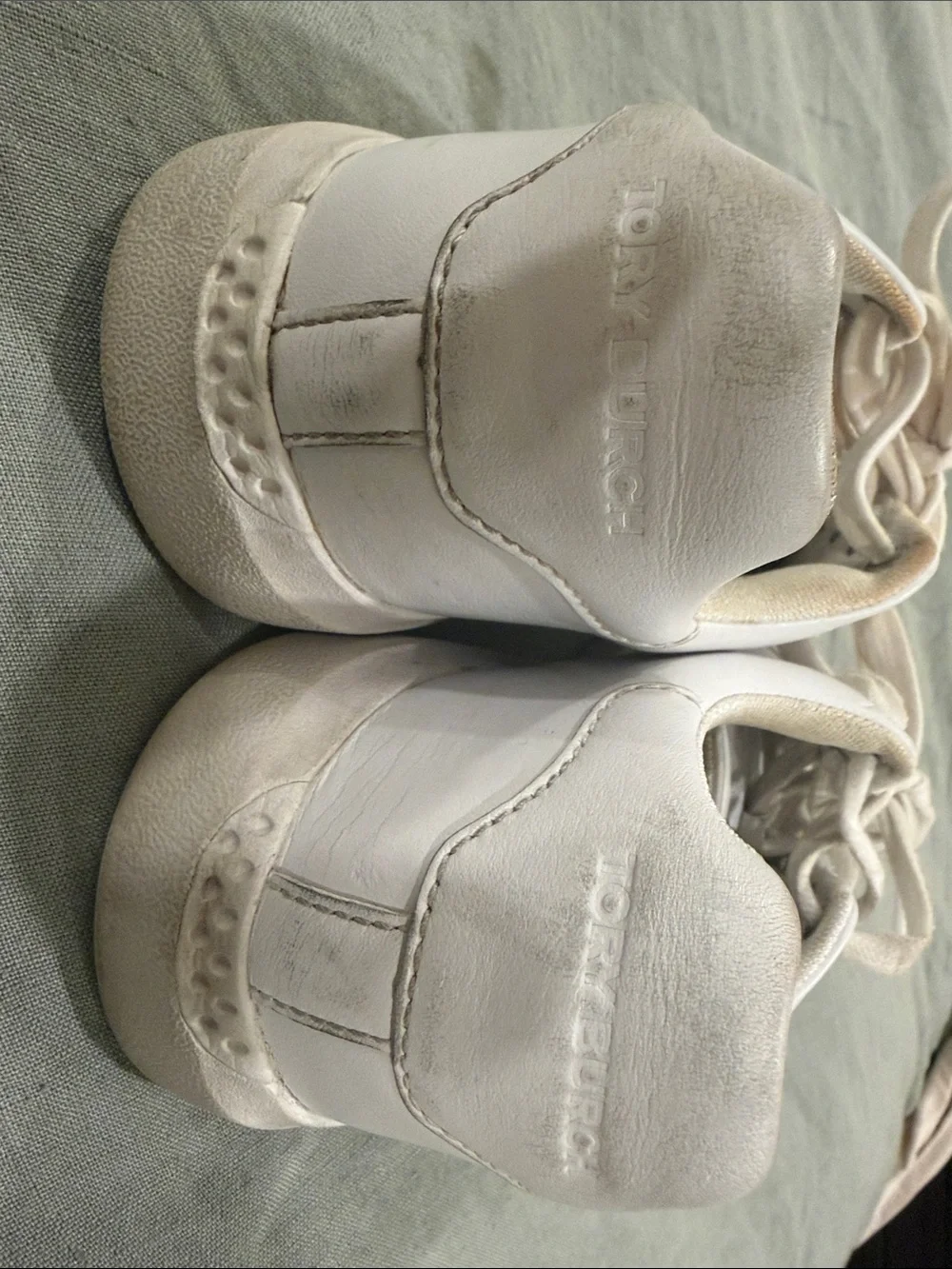Tory Burch White Leather Women’s Sneakers